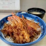 天婦羅 多から家 - えび三種天丼