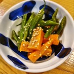 おひつ膳 田んぼ - 小鉢「いんげんきんぴら」