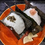 おひつ膳 田んぼ - 「野沢菜」「明太子」