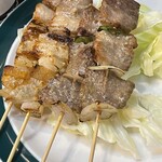 戦国焼鳥 家康 - 豚バラ、牛バラ