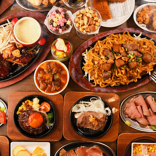 全てのドリンクが楽しめる飲み放題付きコースが3,278円～！