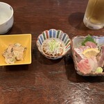 ごはんとお酒　なが坂 - おつまみ、お刺身
