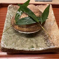 壱 - 宮津鳥貝八方出汁ジュレ掛け