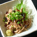 とり元 - 炙り鶏皮ポン酢