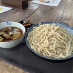 だんべうどん - だんべ肉汁うどん　七合もり