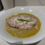 左とう - トリプルクラム蕎麦（牡蠣・帆立・浅蜊） 1,300円