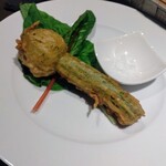 YOKA wine Otsuka - 生ハムチーズin花ズッキーニ