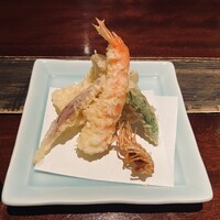 蕎麦懐石 無庵 - 天ぷら