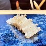 鮨 蒼天 - 玄界灘あおりいか　塩ごま