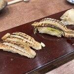 正乃家 - えんがわ炙り寿司