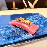 鮨 蒼天 - 長崎五島　本マグロ、餅のせ