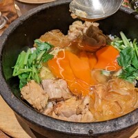 侘家古暦堂 祇園花見小路本店 - あ・・！写真を撮る前にスプーンが入ってしまった（汗）