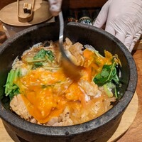 侘家古暦堂 祇園花見小路本店 - まだまだ卵は生の状態