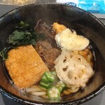 ZEN - 馬肉うどん。トッピング好きなだけ～