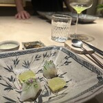 野田 - 青ゆず、こち、デラウェア