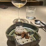 野田 - アーティチョーク、小鮎、山椒、いり番茶