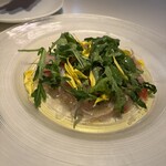 トラットリアボッソ - ブリのカルパッチョ