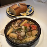 トラットリアボッソ - アヒージョ