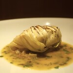 RISTORANTE IL NODO - さかな人長谷川さんの神経締め方々 白子 春キャベツアップ