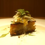 RISTORANTE IL NODO - 春キャベツ 熟成ジャガイモ 発酵シラスアップ