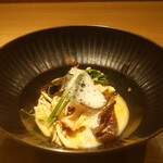 RISTORANTE IL NODO - さかな人長谷川さんのマンボウ キタッラ 山菜