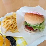 ピコピコ - しまね和牛バーガー・ポテト