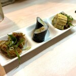 がばちょ - セット/アテ3品+ドリンク1杯（ドリンクの料金+100円）