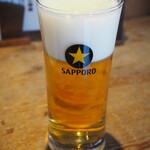 酒菜とうどん 飩燗 - 生ビール