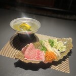 料理とお酒 充喜 - 豚肉のしゃぶしゃぶ