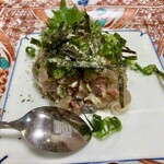 鳥獣菜魚 あい川 - 活あじ なめろう