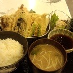 てん鈴 - 天ぷら定食（竹）