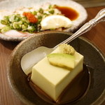 福太郎 - レディースセットのアボガド豆腐と生たこポン酢