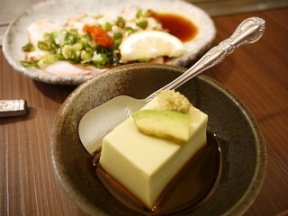 Fukutarou - レディースセットのアボガド豆腐と生たこポン酢