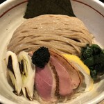 鴨出汁中華蕎麦 麺屋yoshiki - そば風鴨出汁つけ麺（醤油）