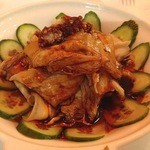 MAPO TOFU - 蒜泥白肉。チョト甘いのがアメリカ仕様か？