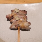 地葉はなれ - トップバッターは大好きなハツ♡