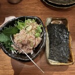 創作居酒屋428 - マグロと刻み山葵の美味しいアテ