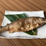 来楽庵 - ヤマメの唐揚げ　¥500