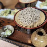 来楽庵 - 天もりそば　¥1,000