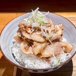 麺 ふじさき - チャーシューご飯