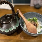 横須賀夜市 - アジ茶漬け