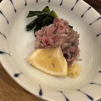 新宿割烹 中嶋 - 鰯の刺身 ¥440