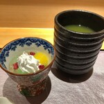 鮨 琥珀 - フルーツ寒天