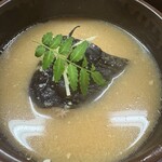 魚としつけば鮎小屋 - ナマズ汁