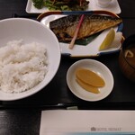 お食事処 多七 - 塩鯖焼き　ライスセット　