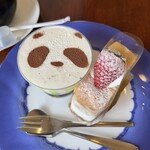 マリブ - 料理写真:選んだ2つのケーキ(アップ)♪