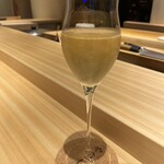 銀座 栞庵 やましろ - シャンパン