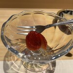 銀座 栞庵 やましろ - 水菓子　苺