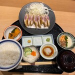 Kin Kume Haneda Eapotogadenten - Name: Aji Fry Set Meal, JPY 2,800