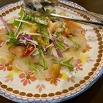 巴里のごはんや - 西表島で採れた魚のカルパッチョ
